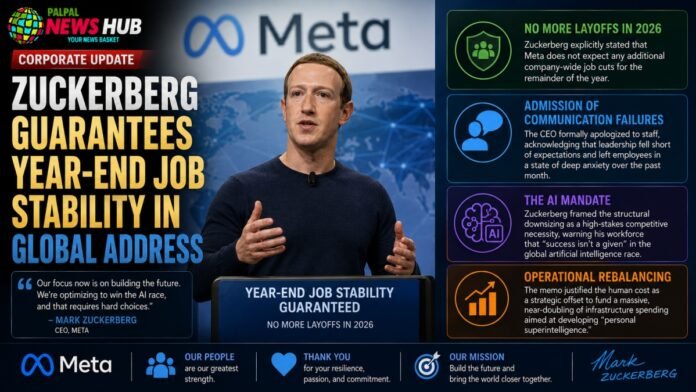 Zuckerberg Guarantees Year-End Job Stability Zuckerberg Guarantees Year-End Job Stability