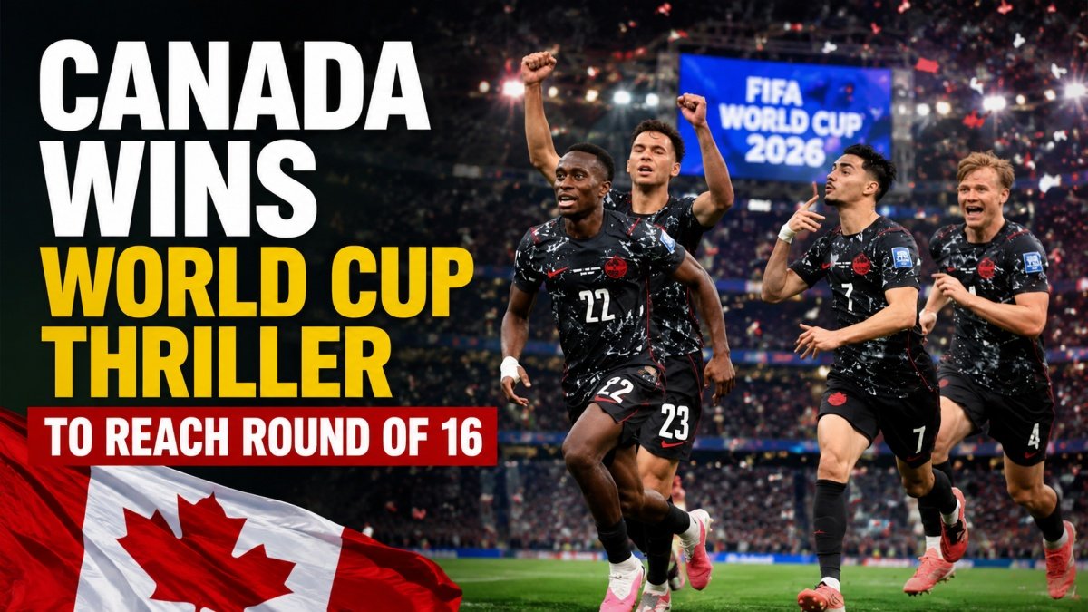 Canada Wins World Cup Thriller to Reach Round of 16 | PalPal News Hub | Latest National, Technology, and Astrology News Canada Wins World Cup Thriller to Reach Round of 16