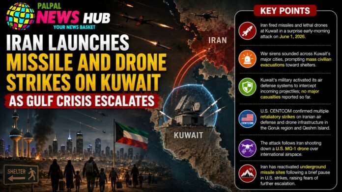 Iran Launches Missile and Drone Strikes on Kuwait Iran Launches Missile and Drone Strikes on Kuwait