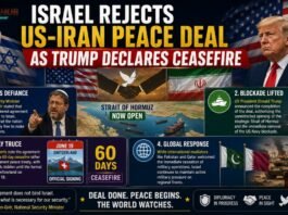 Israel Rejects US,Iran Peace Deal