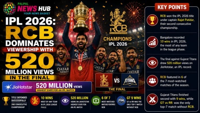 RCB dominates viewership