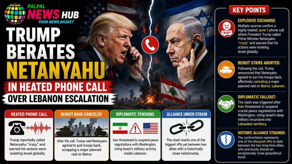 Trump Berates Netanyahu | PalPal News Hub | Latest National, Technology, and Astrology News Trump Berates Netanyahu