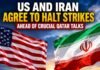 US and Iran Agree to Halt Strikes