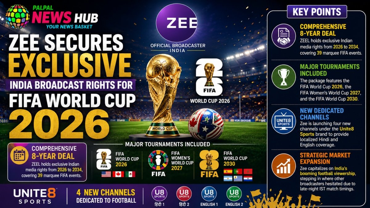Zee Secures Exclusive India Broadcast Rights for FIFA