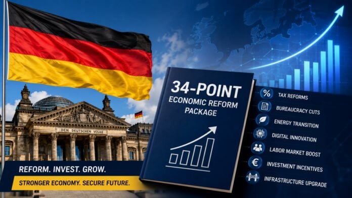 Germany Unveils Major 34-Point Economic Reform Package