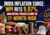 India Inflation Surge: WPI Hits 9.87%, and Retail Prices Climb to 17-Month High India Inflation Surge