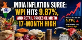 India Inflation Surge: WPI Hits 9.87%, and Retail Prices Climb to 17-Month High India Inflation Surge