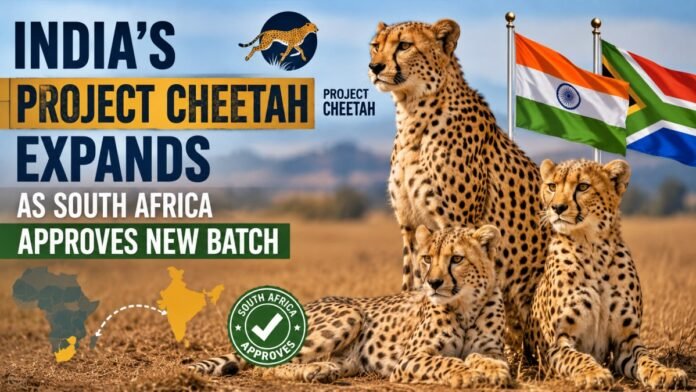 Indias Project Cheetah India’s Project Cheetah Expands