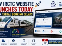 New IRCTC Website Launches Today