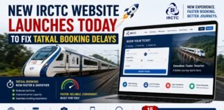 New IRCTC Website Launches Today