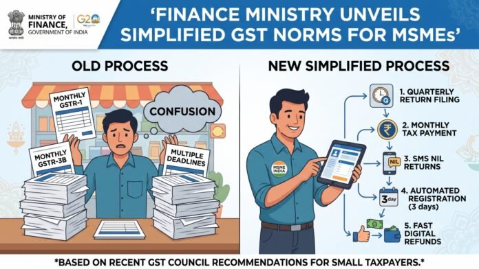 Simplified GST Norms for MSMEs Simplified GST Norms for MSMEs