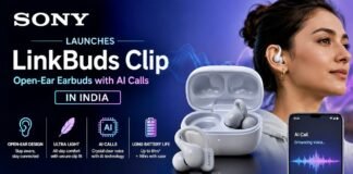 Sony Launches LinkBuds Clip Open-Ear Earbuds