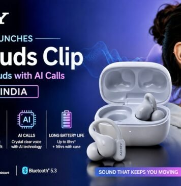 Sony Launches LinkBuds Clip Open-Ear Earbuds