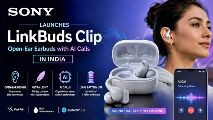 Sony Launches LinkBuds Clip Open-Ear Earbuds Sony Launches LinkBuds Clip Open-Ear Earbuds