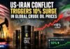 US-Iran Conflict Triggers 10% Surge in Global Crude Oil Prices US-Iran Conflict