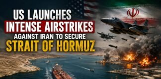 US Launches Intense Airstrikes Against Iran to Secure Strait of Hormuz