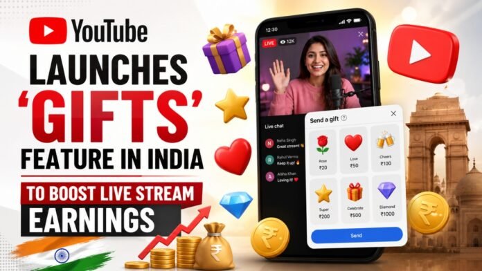 YouTube Launches Gifts YouTube Launches Gifts