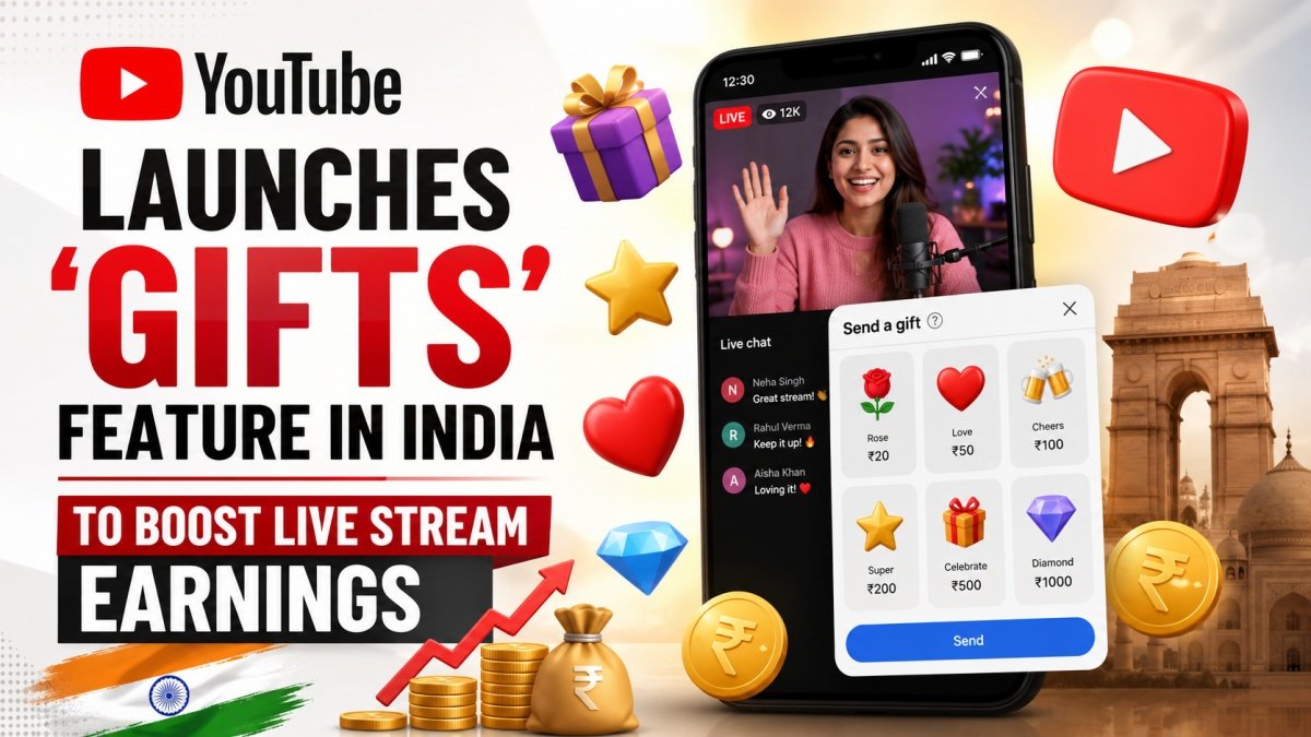 YouTube Launches Gifts