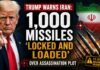 Trump Warns Iran: 1,000 Missiles ‘Locked and Loaded’ Over Assassination Plot trump