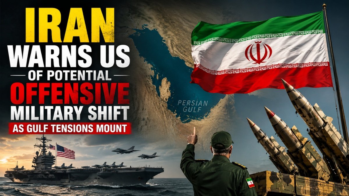 Iran Warns US of Potential Offensive Military Shift as Gulf Tensions Mount